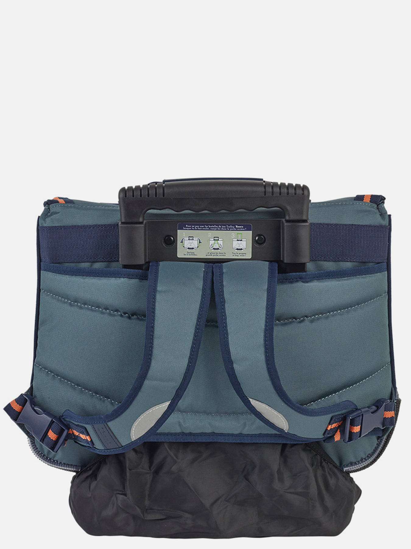 Cartable  roulettes 2 compartiments TANN'S