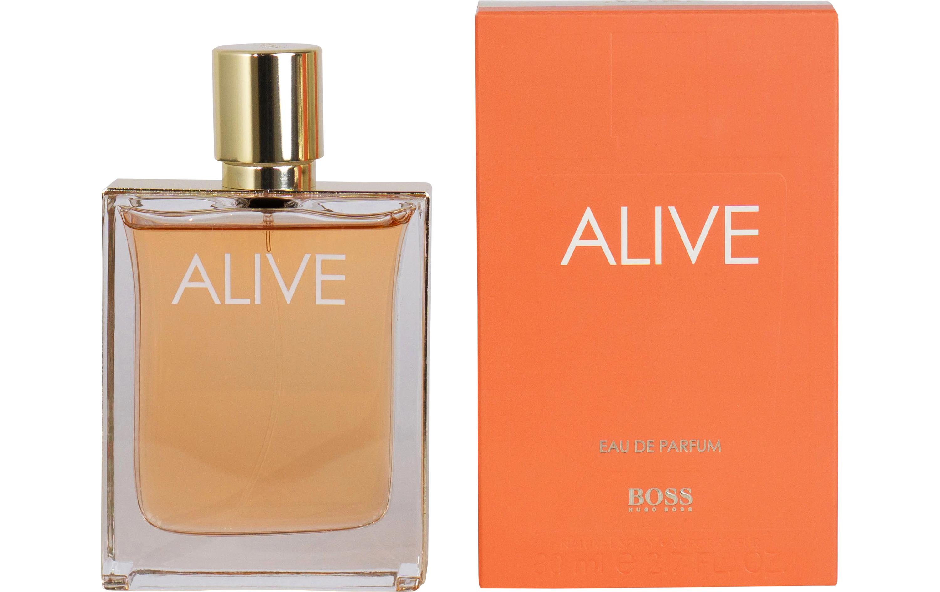 Eau de Parfum Alive Woman 80 mlHolzig-fruchtiger Duft für Frauen, der positive Energie ausstrahlt