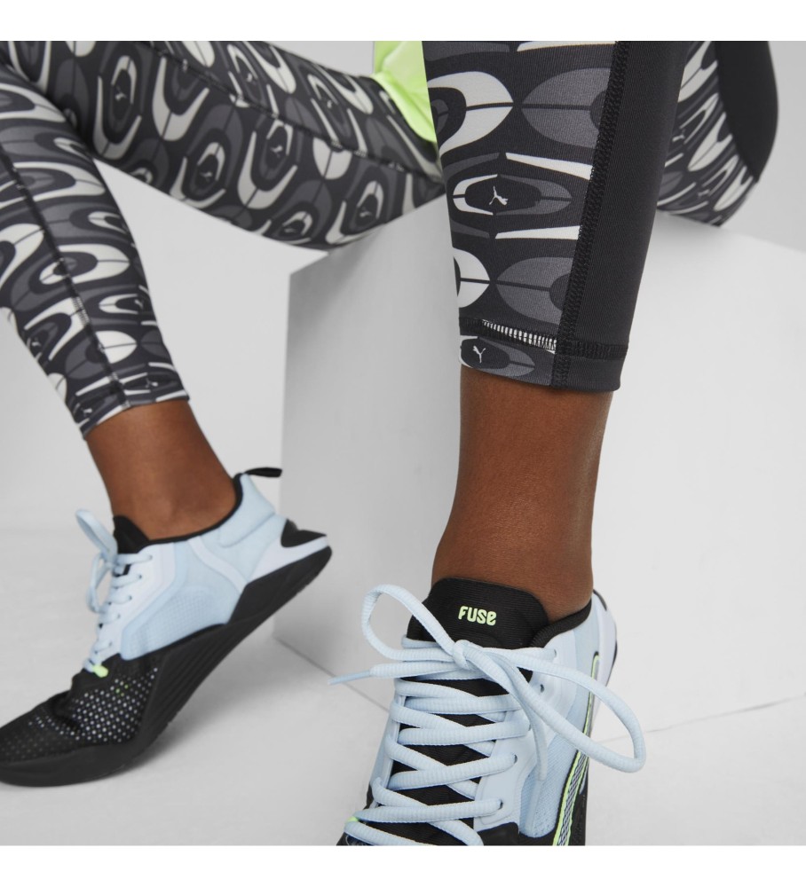 Calça legging Puma Favorite Printed 7/8 preta