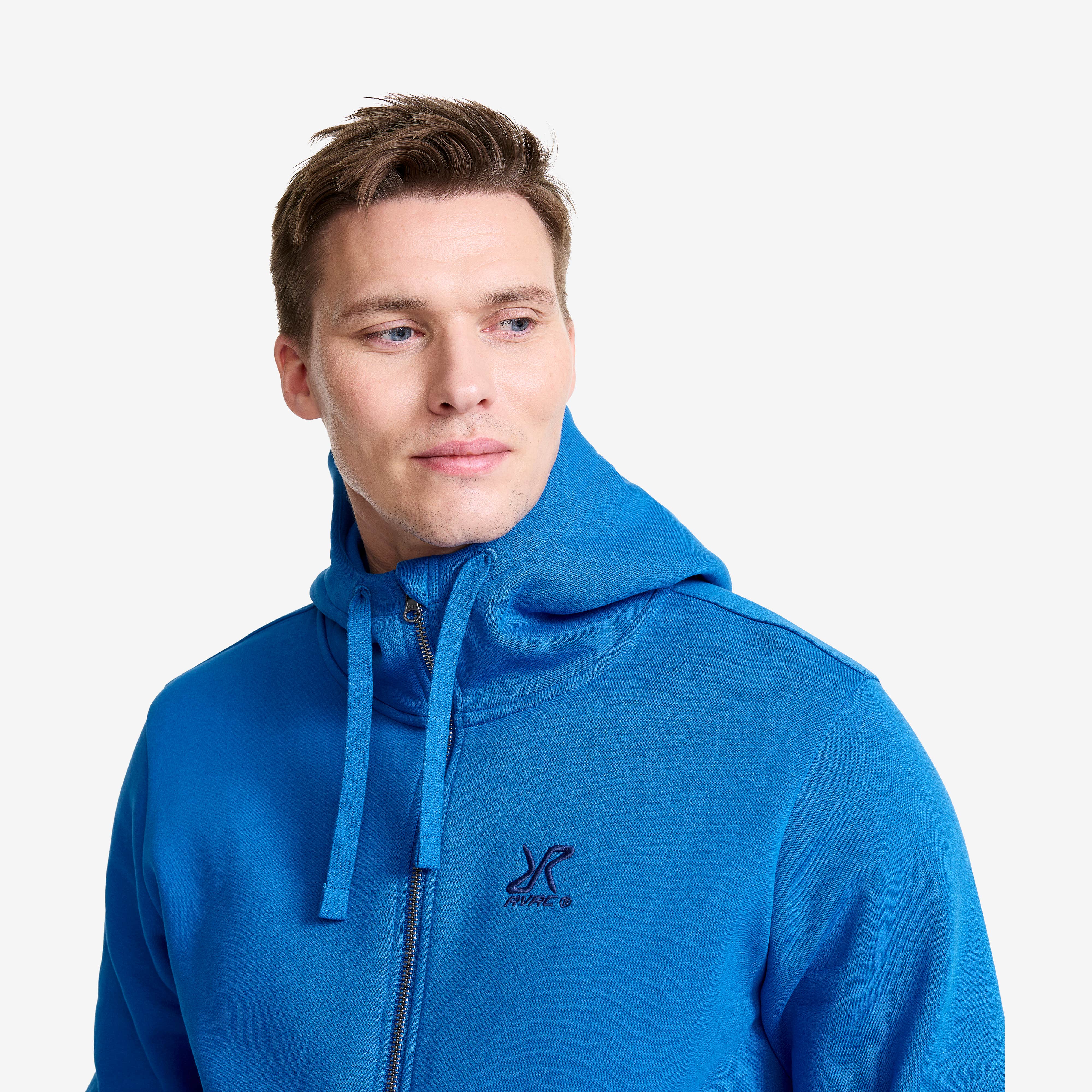 RVRC Full-zip Hoodie Herre Classic Blue