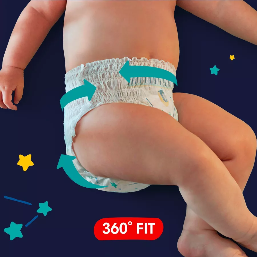 Pampers Baby-Dry Pants Night, Gr. 6, 15kg+, Monatsbox (1 x 138 Pants)