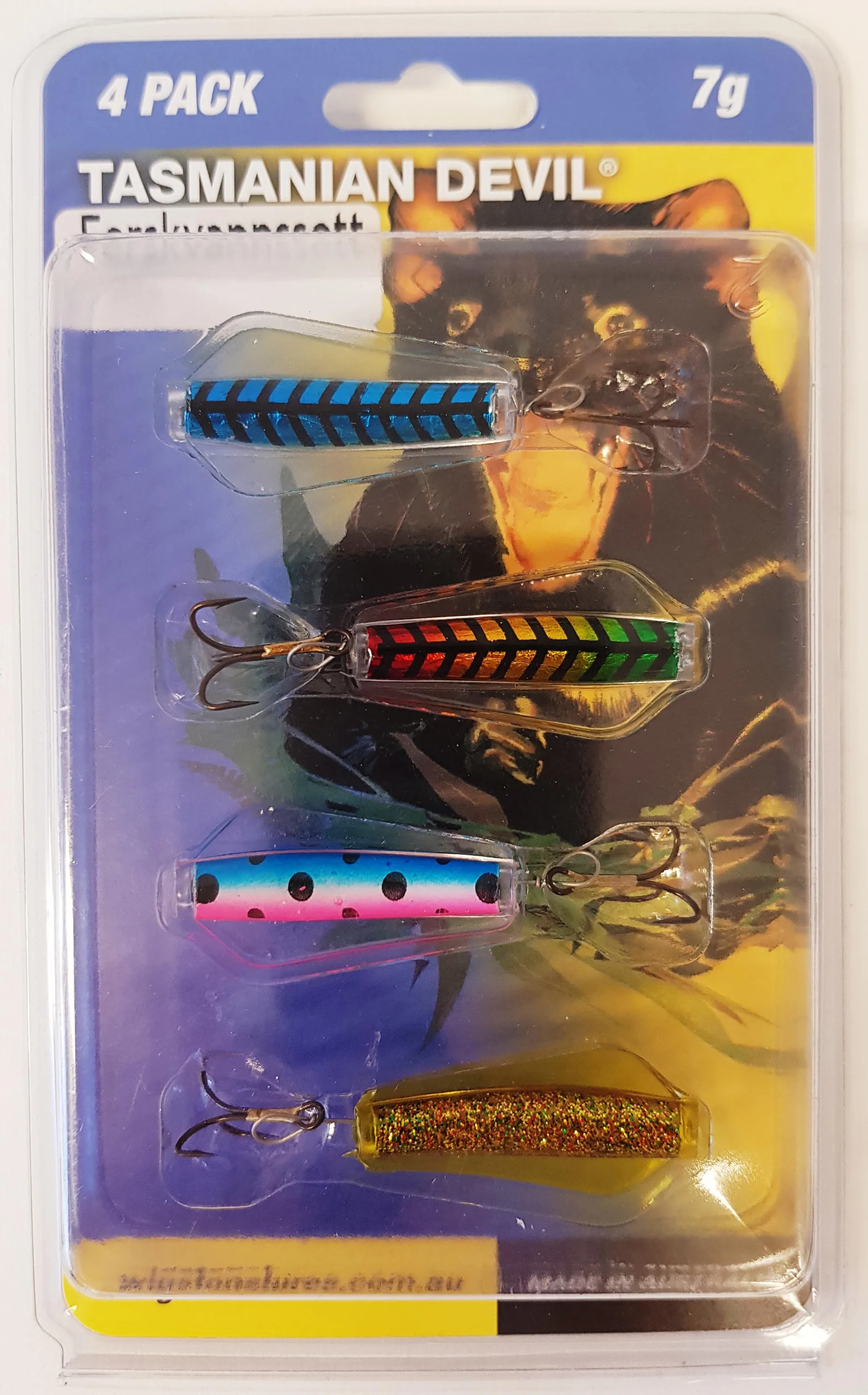 Tasmanian D Sluksett ferskvann 7gr 4pk