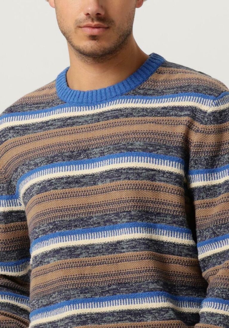 SCOTCH & SODA multi scotch & soda trui regular fit mixed yarn stripe mix pullover