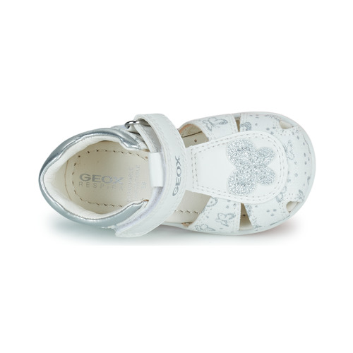Geox - B ELTHAN GIRL C - Blanc / Argenté