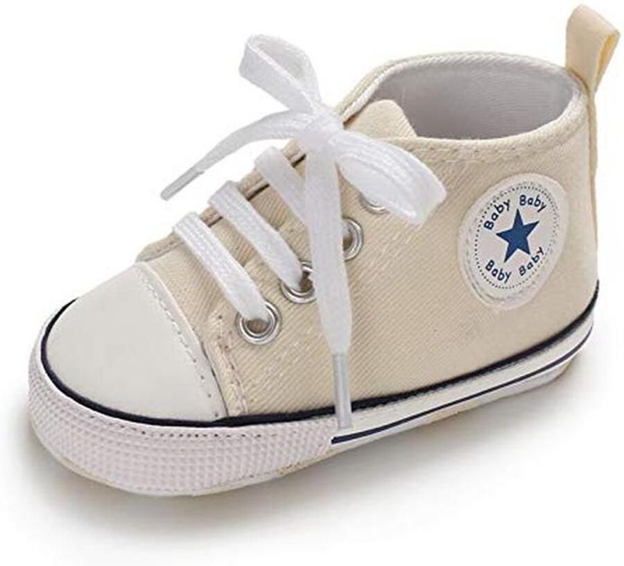 Baby Turn- en Wandelschoenen voor Peuters Antislip Canvas Gym schoenen