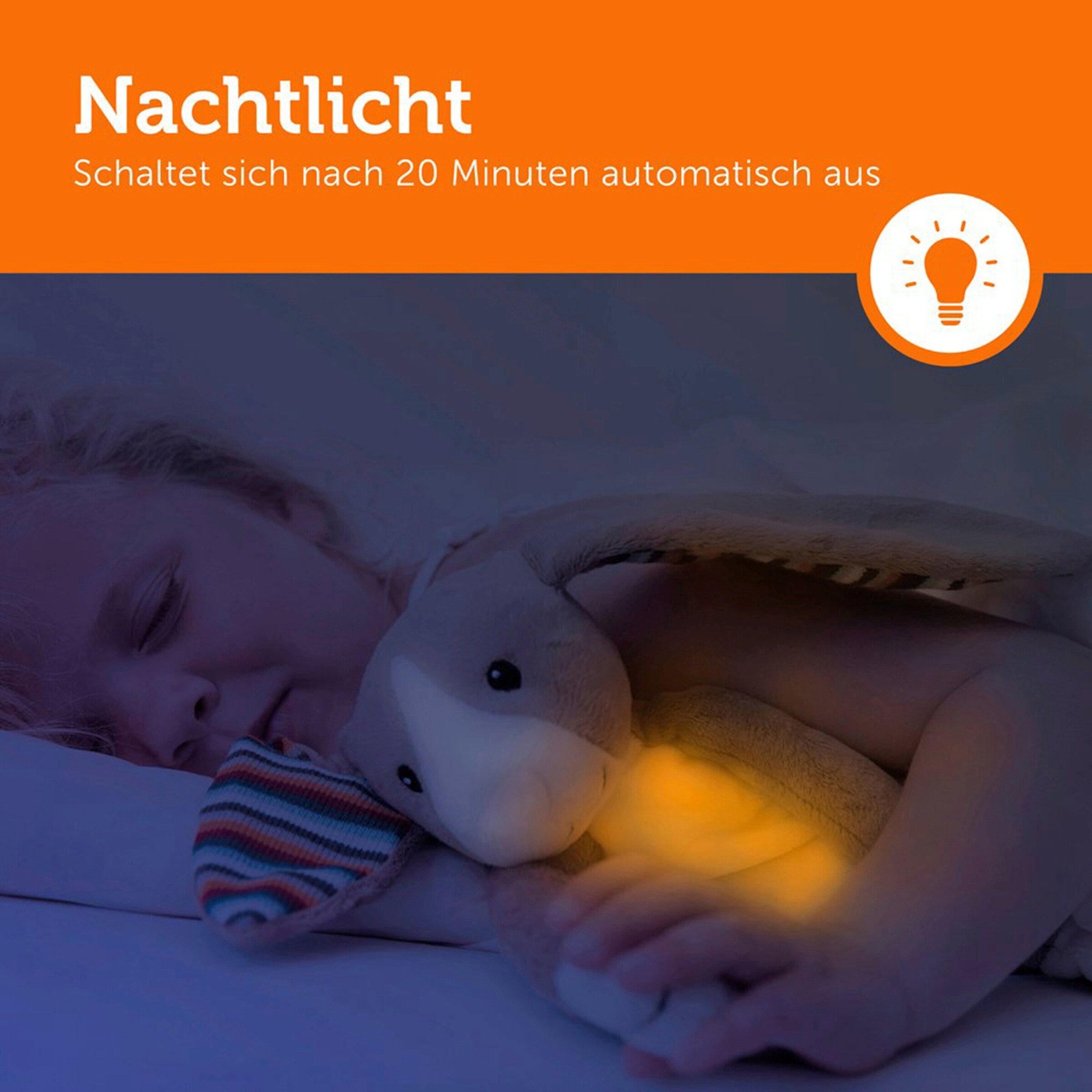 Zazu Kuscheltier Nachtlicht Bo