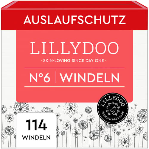 LILLYDOO Windeln Größe 6, Monatsbox