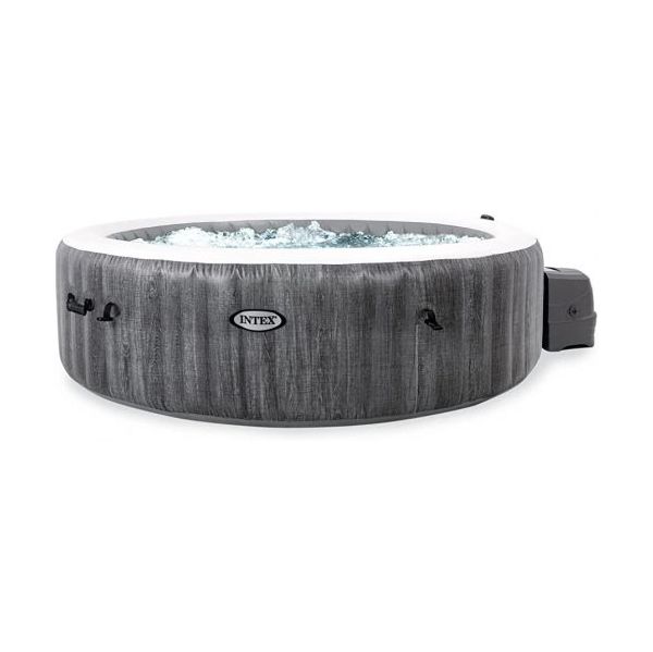 Intex Piscina Pure Spa Bubble Massage Greywood Deluxe Ø 196 X 71cm Dar - 128440
