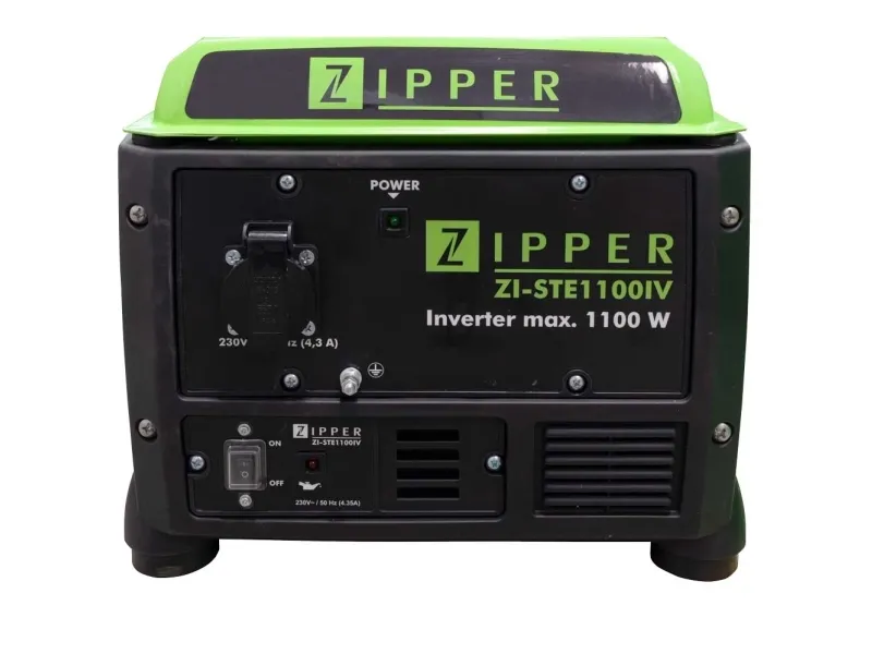 Zipper ZI-STE1100IV, 1100 W, 230 V, 4,2 L, Benzin, 50 Hz, 53,5 cm³
