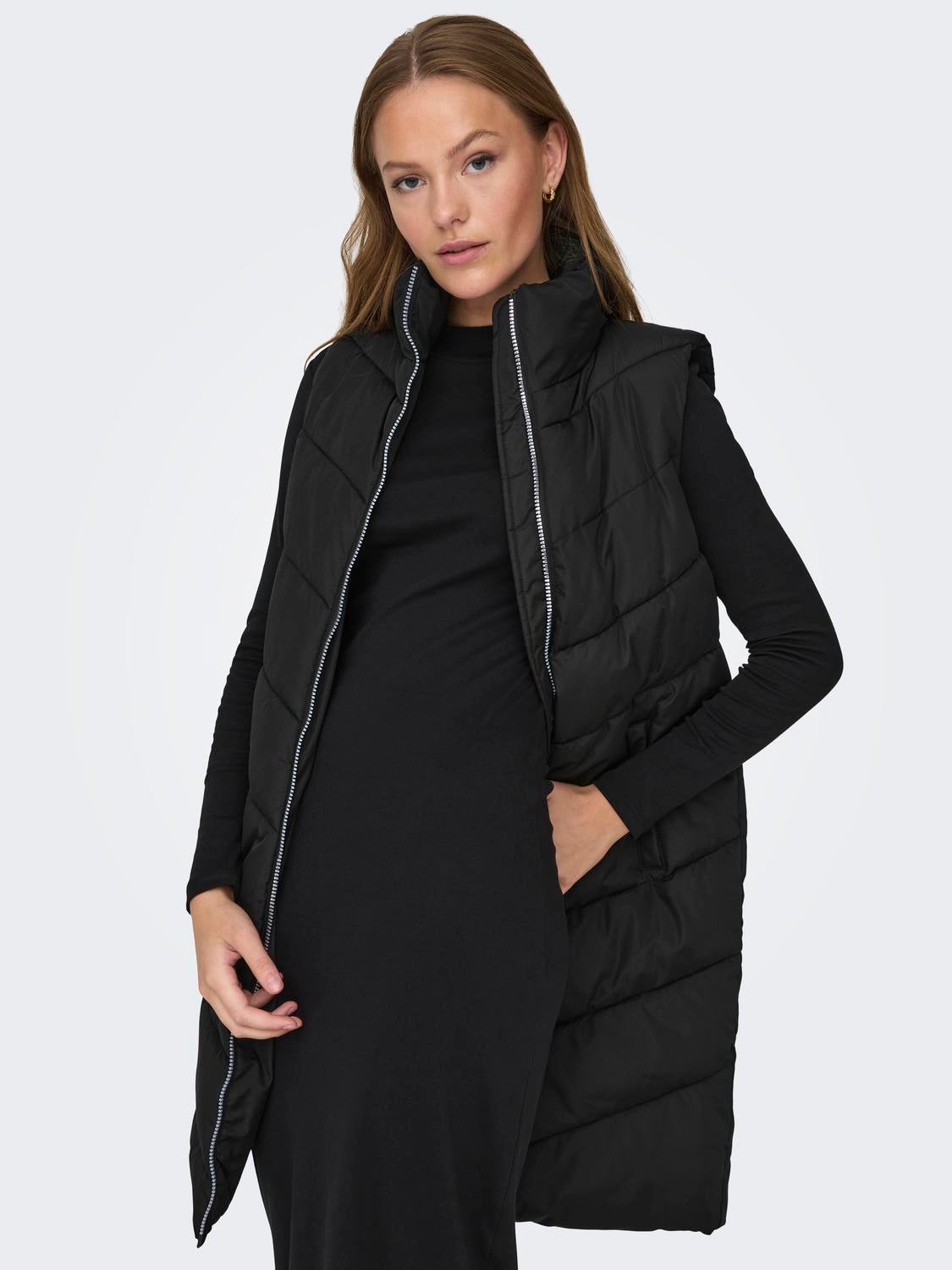 JDYFINNO Daunenweste Black