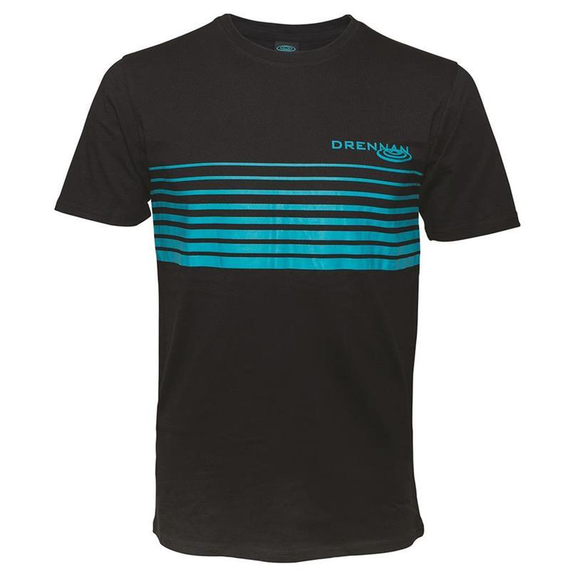Tee Shirt Manches Courtes Homme Drennan - Noir/Bleu