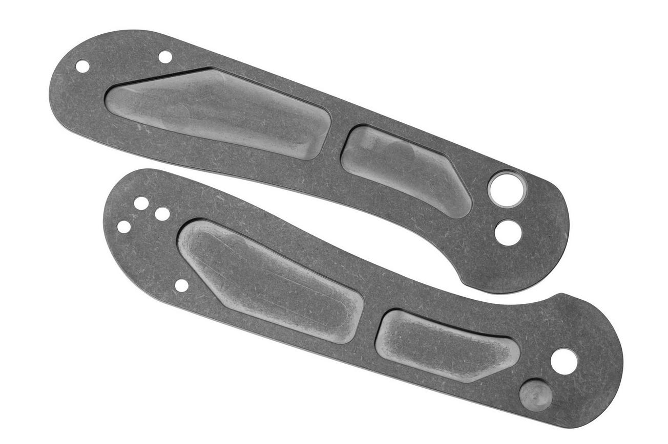 Flytanium Civivi Elementum II FLY-1339S Contoured Titanium Scales