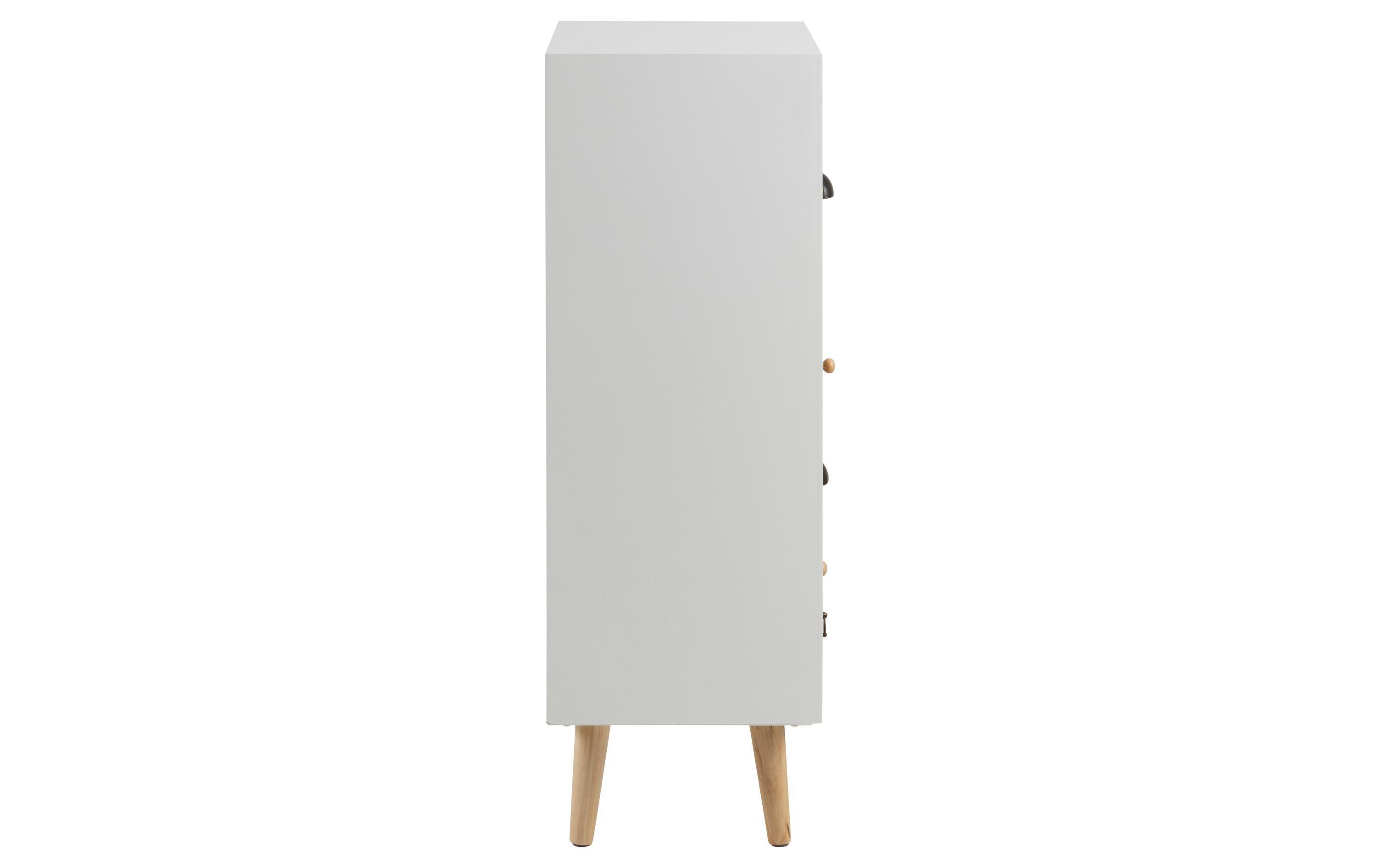 Kommode Thais 48 cm x 98 cm, Mehrfarbig/Weiss<br>Kasten