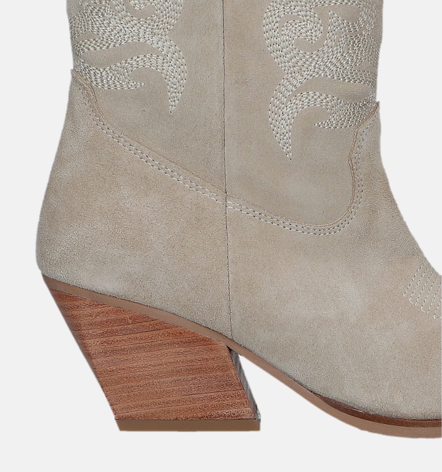 Cowboy boots beige