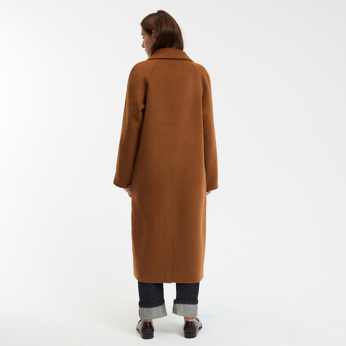 COLEÇÕES LA REDOUTE<br>Jaquetas oversized em lã mista, Signature MARTIAL