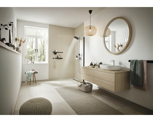 Douchekolom incl. thermostaat hansgrohe Pulsify S 260 2jet eco met ShowerTablet Select 400 wit mat 24241700