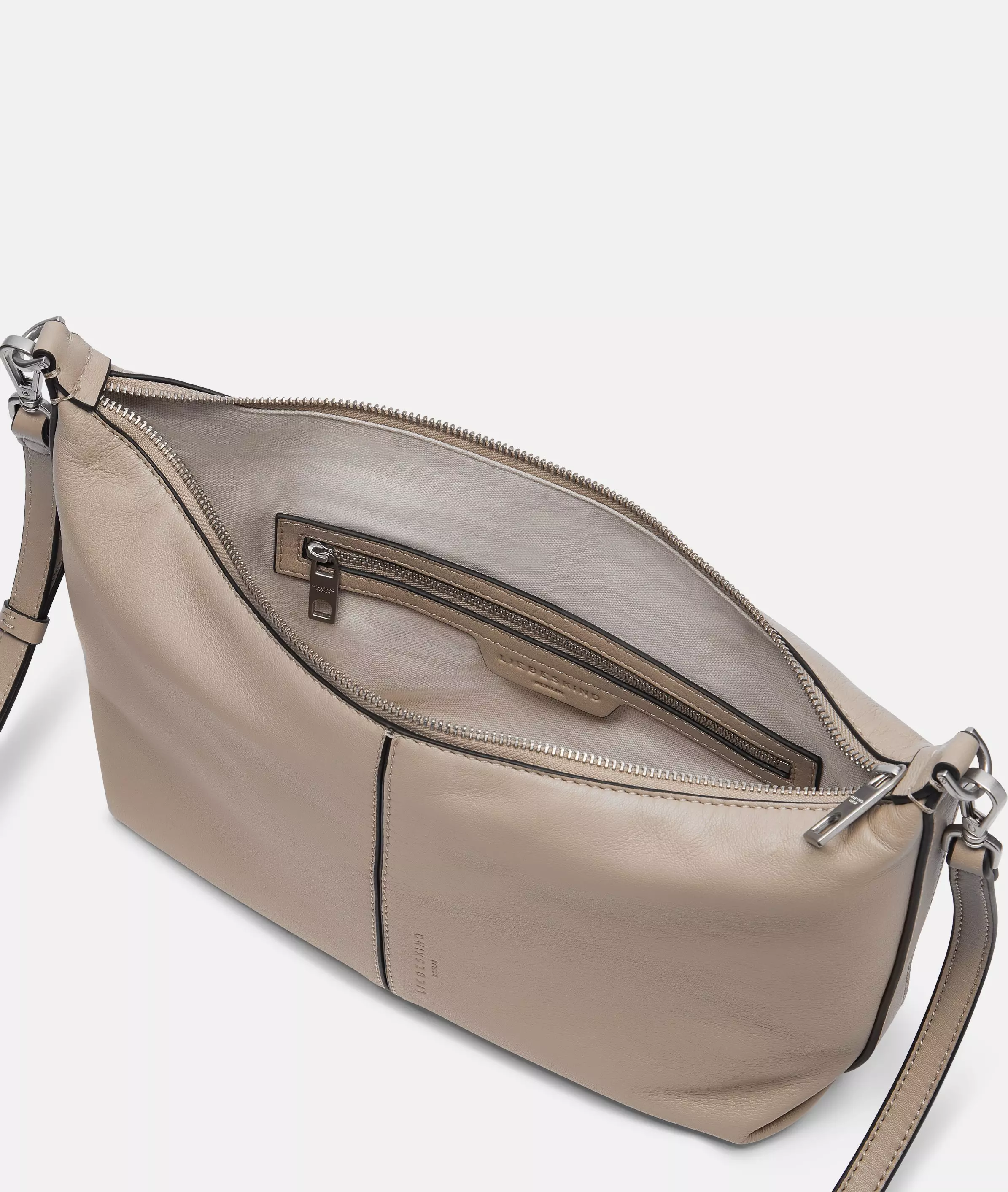 Paris Hobo S Handy leather hobo bag