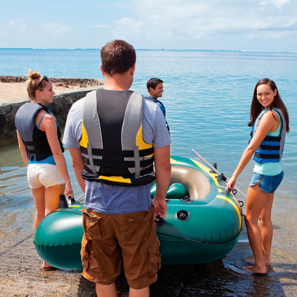 Bote inflável com remos Intex Seahawk 4
