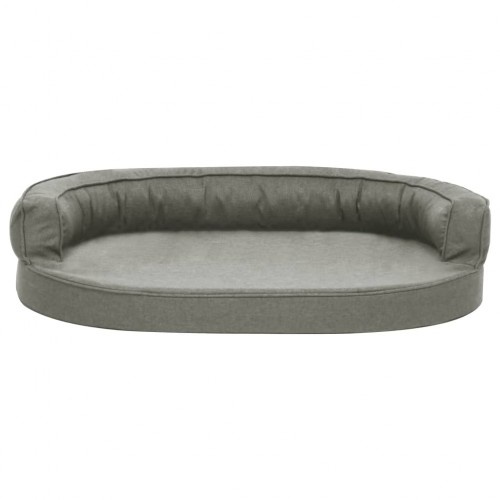 Colchão ergonômico cinza para cães Vidaxl