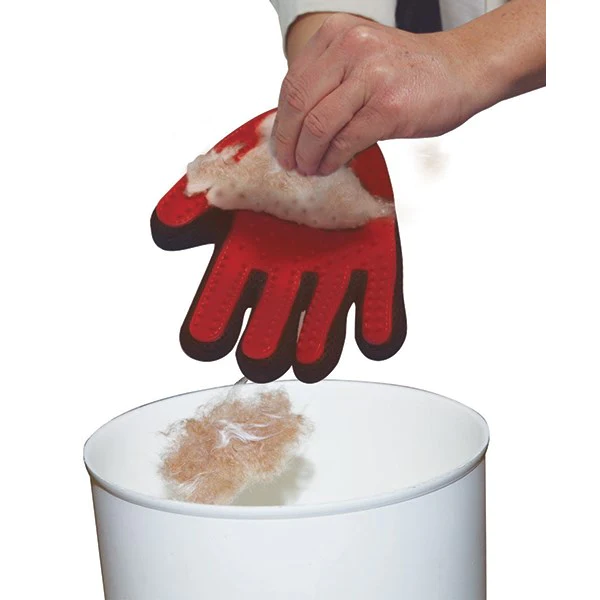Gant de brossage pour animaux