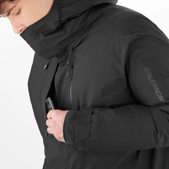 PATROLLER GORE-TEX DOWN  Daunenparka mit Kapuze Herren DEEPBLACK