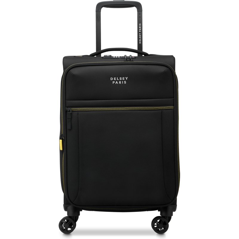 Brochant 3 valise cabine extensible 4 doubles roues 55 cm noir profond