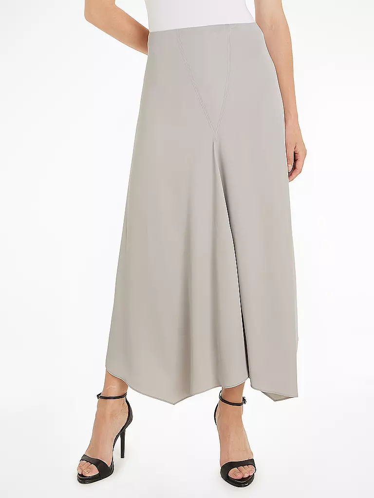 CALVIN KLEIN Midirock  beige