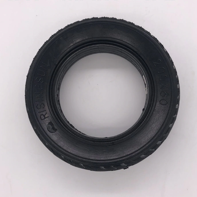 Pneu Plein 8 pouces (8x2\/200x60) Increvable pour Trottinette Électrique Dualtron Raptor et Zero 8