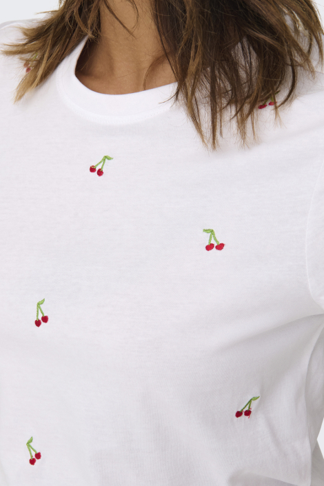 Only witte dames t-shirt