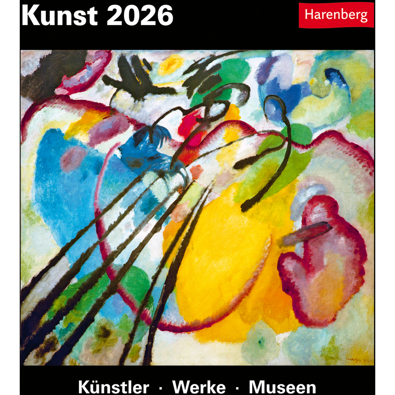 Harenberg Abreisskalender 2026, Kunst, 1 Tag / Seite