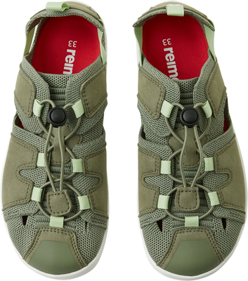 Reima Valoa Barefoot Sandaler, Greyish Green