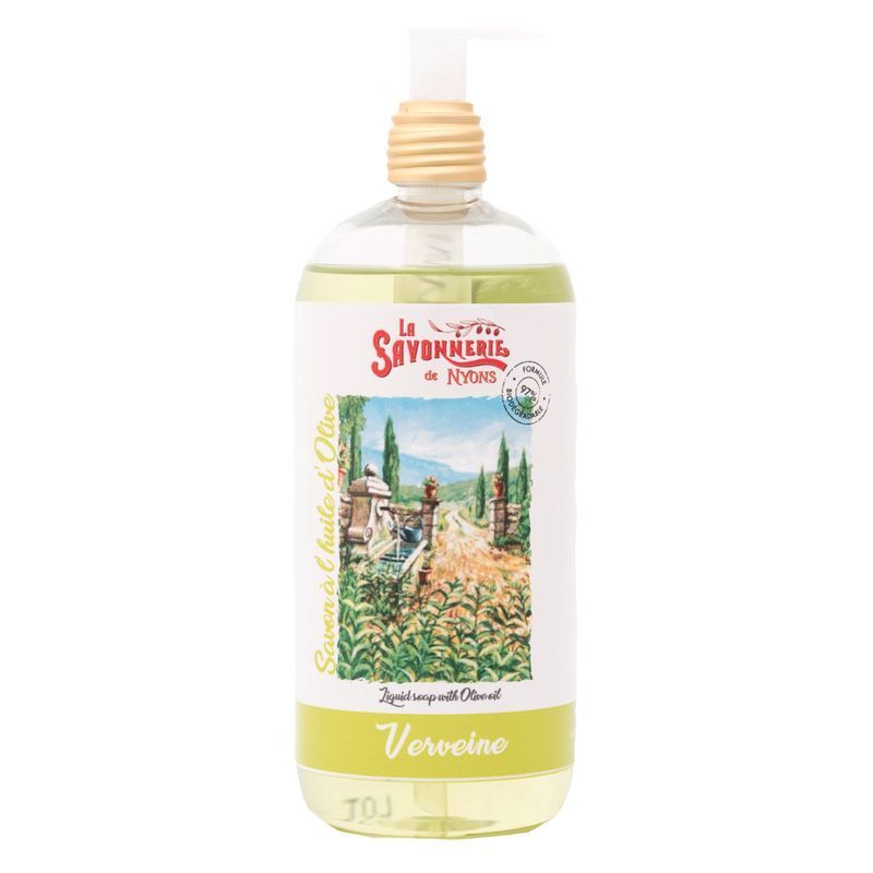 La Savonnerie de Nyons - Flüssigseife mit Dosierpumpe - Verbena