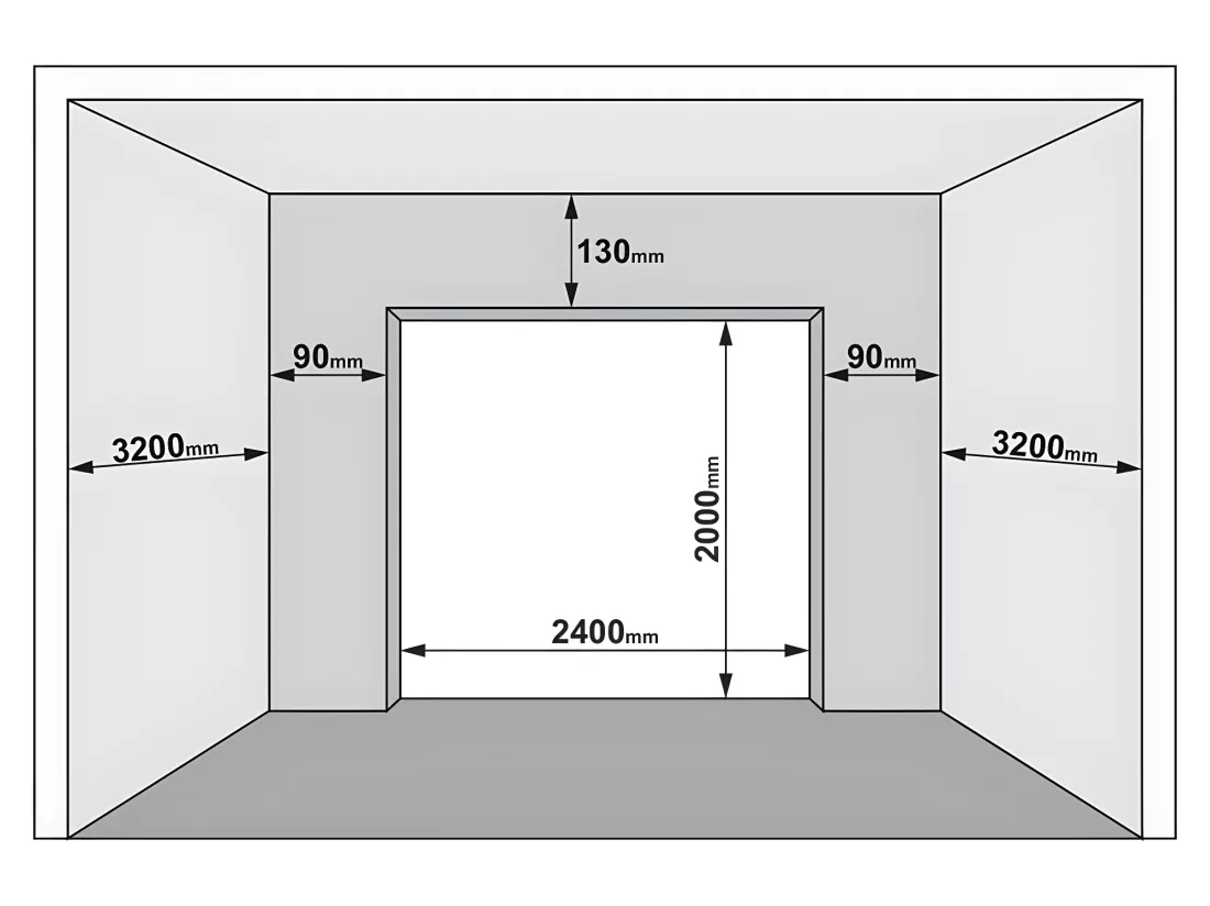 Porte de garage sectionnelle effet lisse portillon central anthracite motorisée L254 x H213 cm - LAVEGA