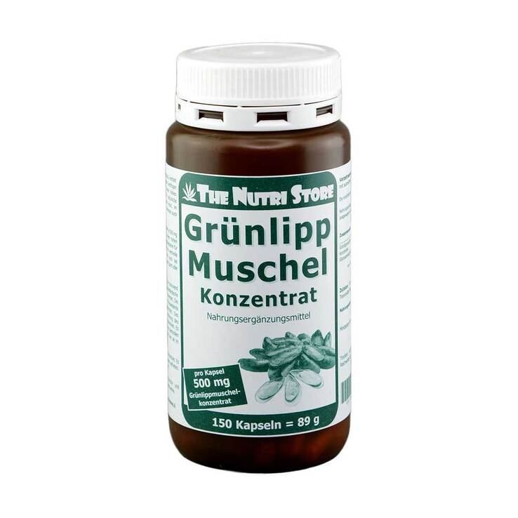 Grünlipp Muschel 500 mg Konzentrat Kapseln, 150 St