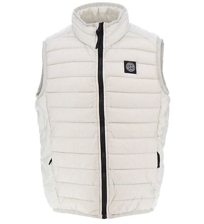 Stone Island Daunenweste - Pearl Grey
