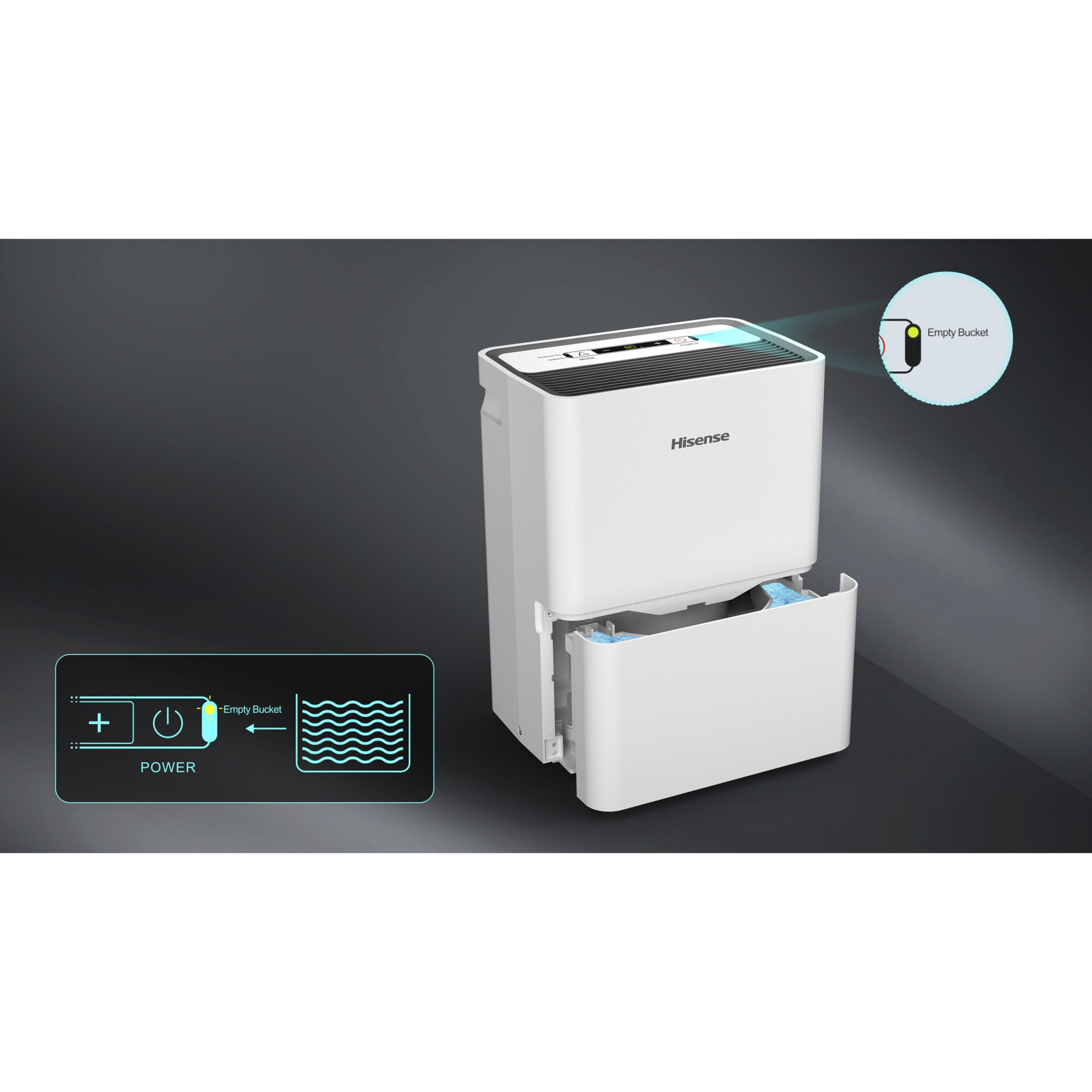 Hisense Luftentfeuchter D16CW