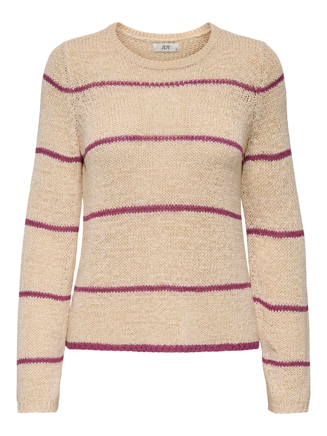JDYMORE Strickpullover Sandshell