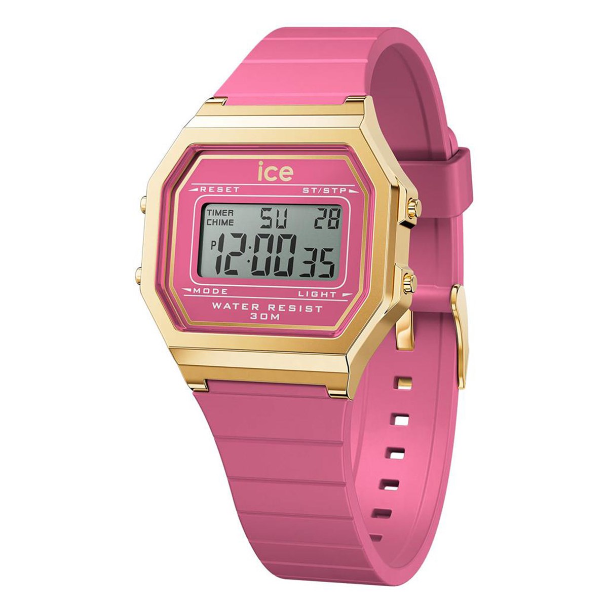 Montre femme ICE digit retro- Blush violet