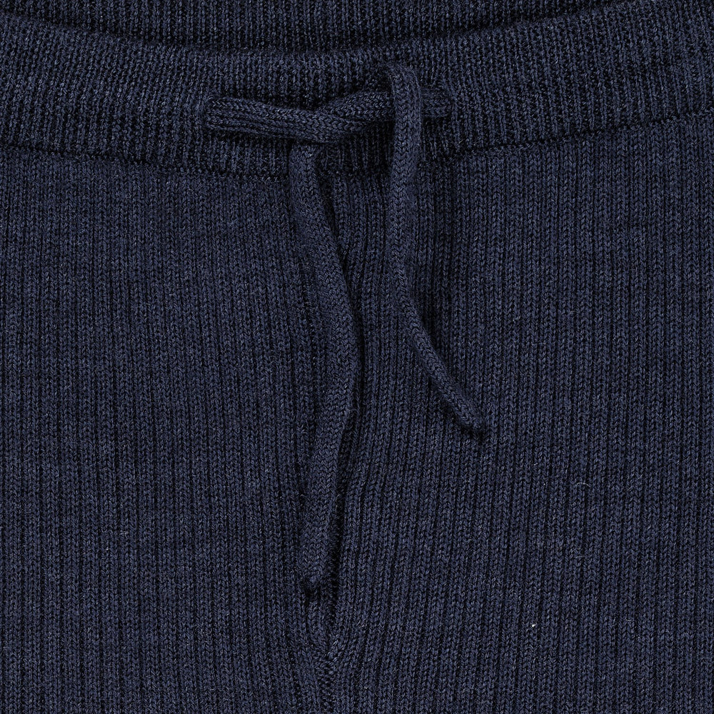 Køb Copenhagen Colors Navy Merino Classic Rib Leggings M. Snore
