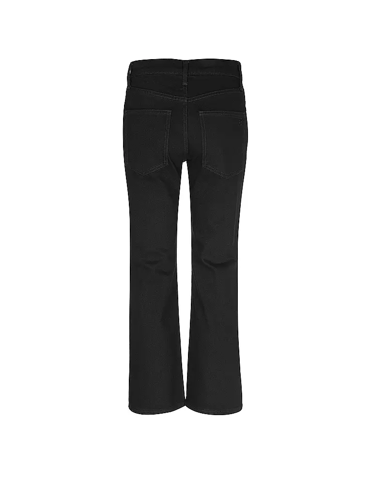 TORY BURCH Jeans Flared Fit 7/8 schwarz