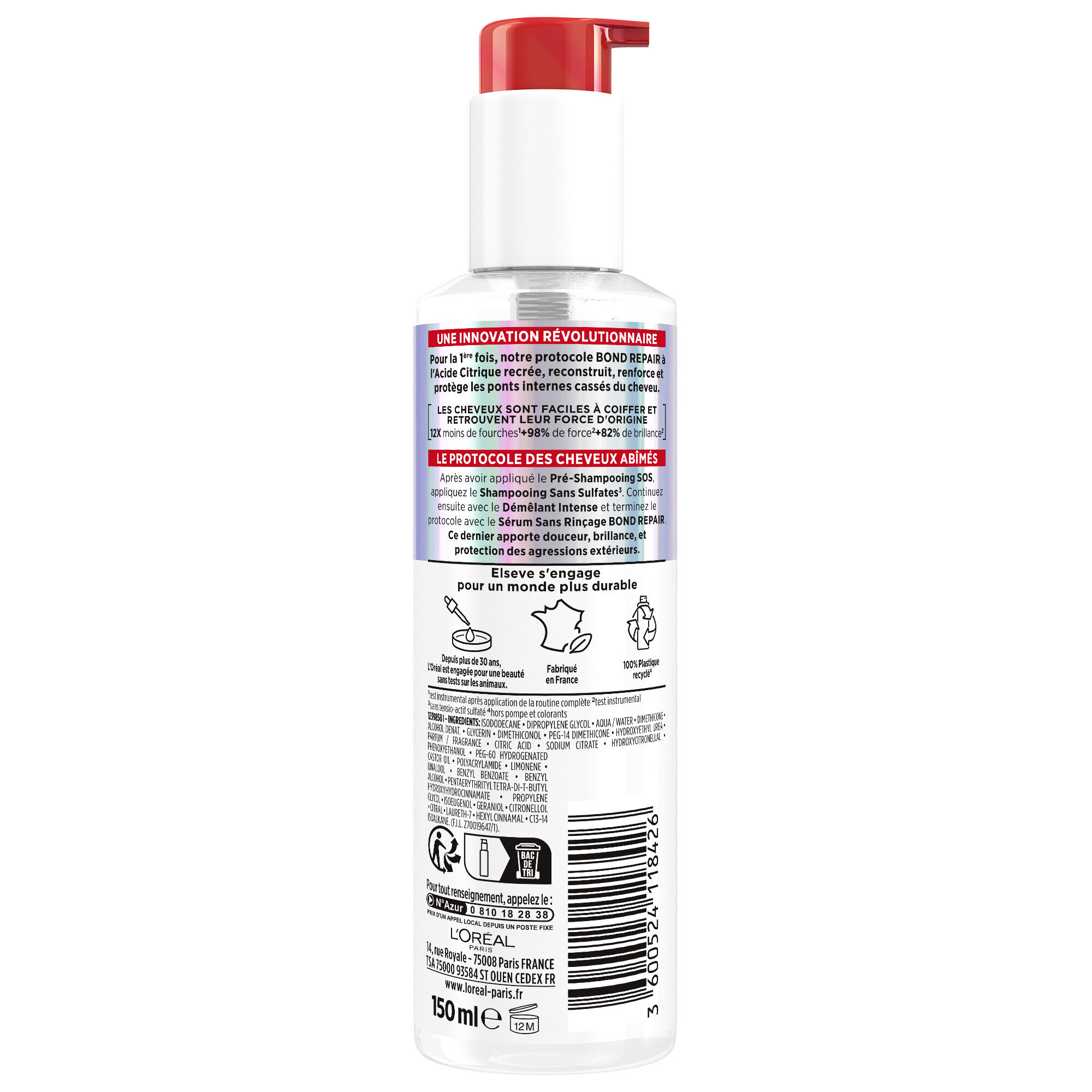 Elseve Pro Bond Repair - Sérum Réparateur Sans Rinçage