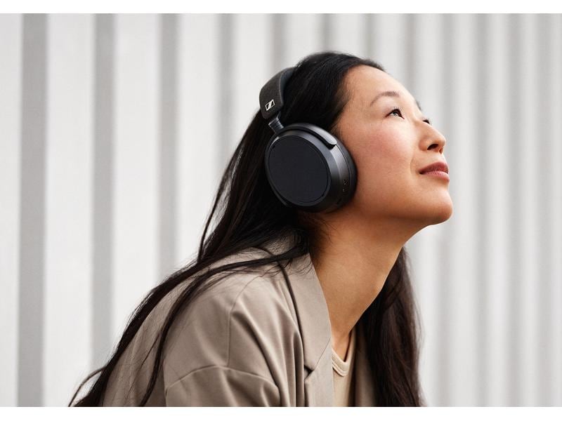Sennheiser Wireless Over-Ear-Kopfhörer Momentum 4 Wireless Kabelloser Around-Ear-Kopfhörer mit adaptiver Geräuschunterdrückung und Transparenzmodus