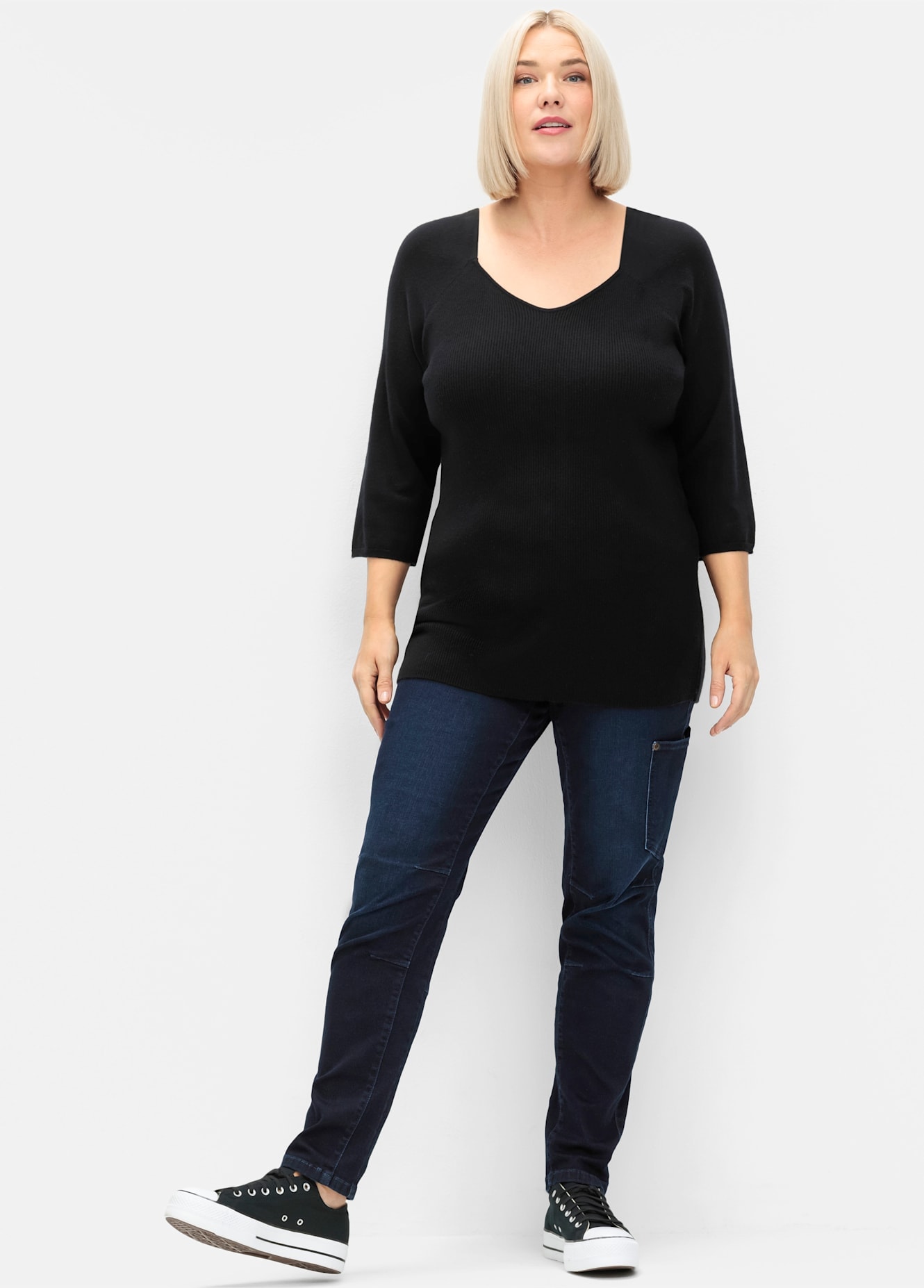 Sheego Strickpullover »Pullover«