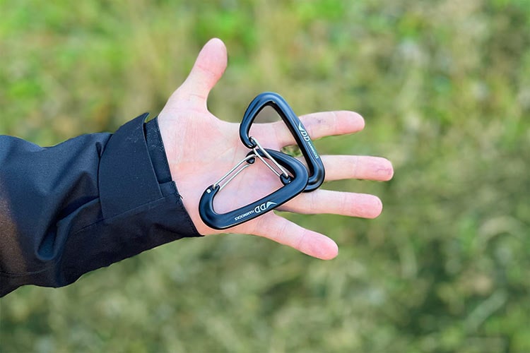 Kjøp DD Hammocks Karabiners x2 -svart fra Hekta På Tur
