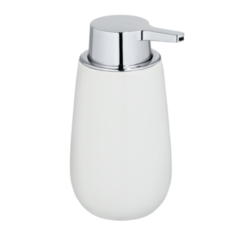 Wenko keramische zeepdispenser Badi wit