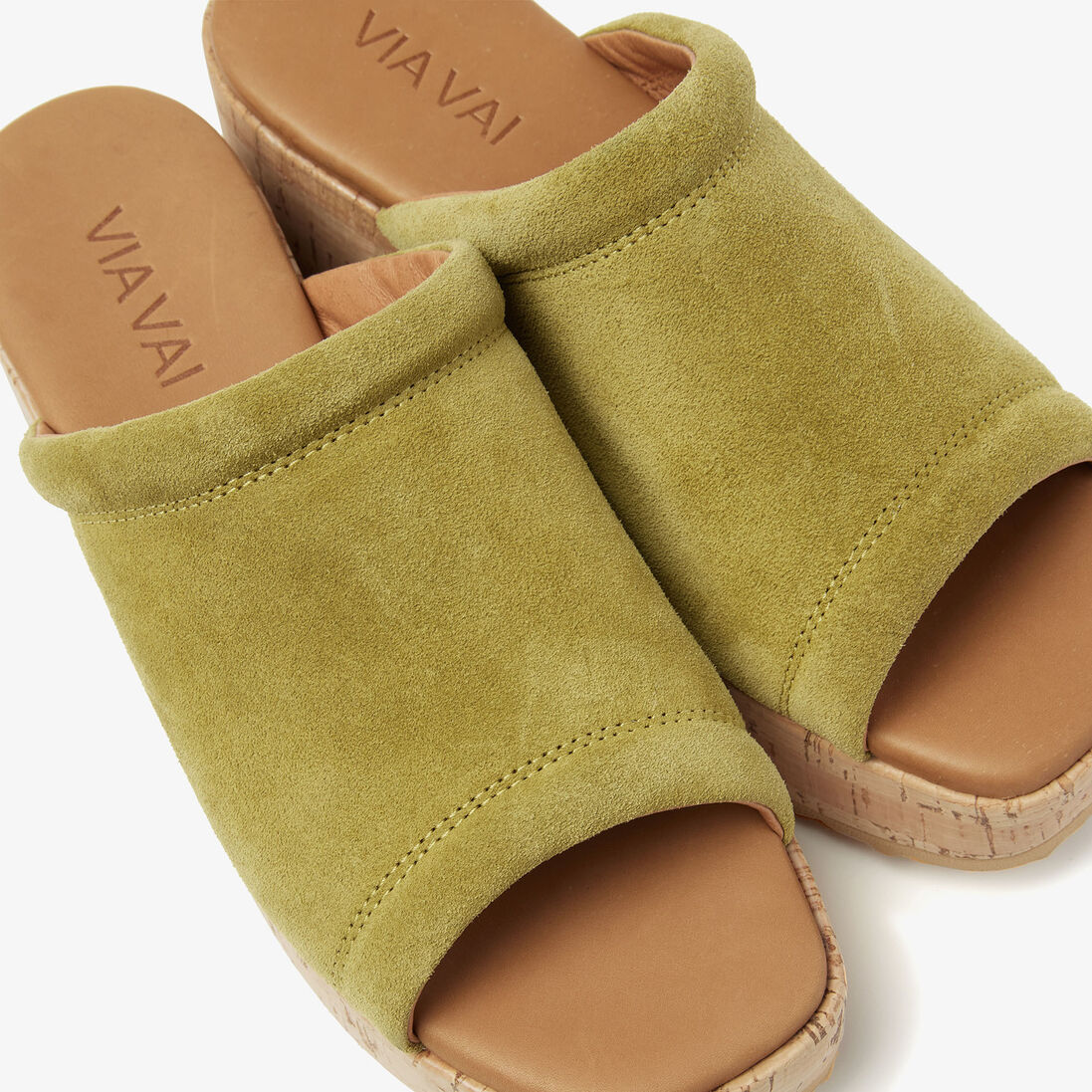 VIA VAI groene via vai slippers sissel ryde