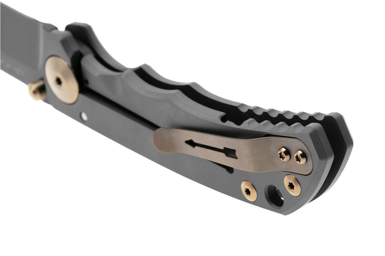 Spartan Blades Harsey Folder, Black PVD, Bronze hardware SF5BK-BRHW zakmes