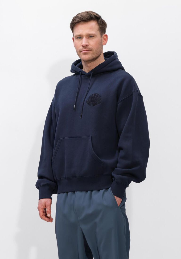donkerblauwe new amsterdam surf association sweater chop hoodie