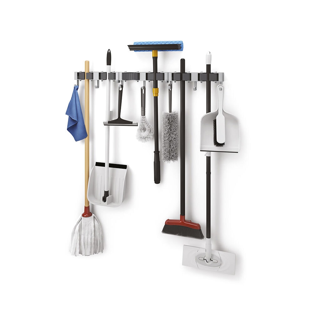 metaltex Klemmleiste HANG-UP 6 3er-Set grau Kunststoff