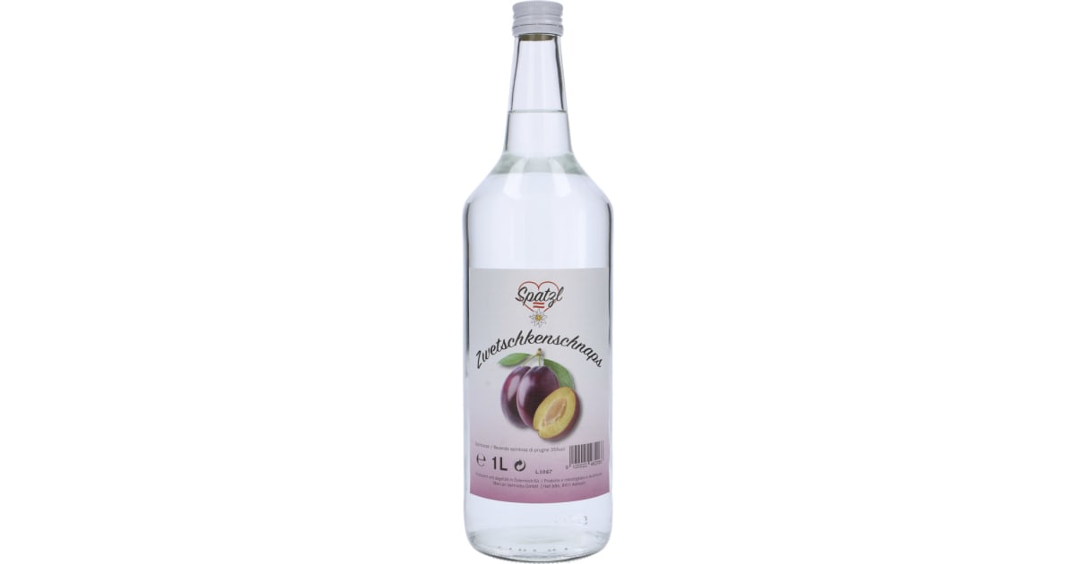 Spatzl Zwetschkenschnaps 35% 1,0 Liter (Einweg)